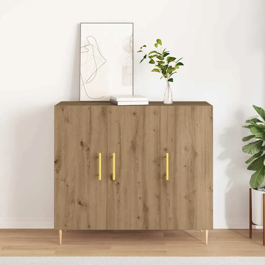 Buffet Chêne artisanal 90 x 34 x 80 cm Bois d'ingénierie