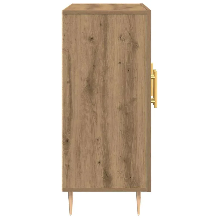 Buffet Chêne artisanal 90 x 34 x 80 cm Bois d'ingénierie - 7