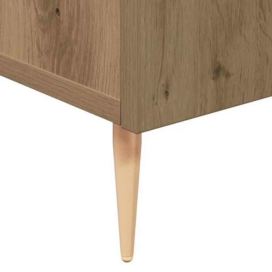 Buffet Chêne artisanal 90 x 34 x 80 cm Bois d'ingénierie - 9