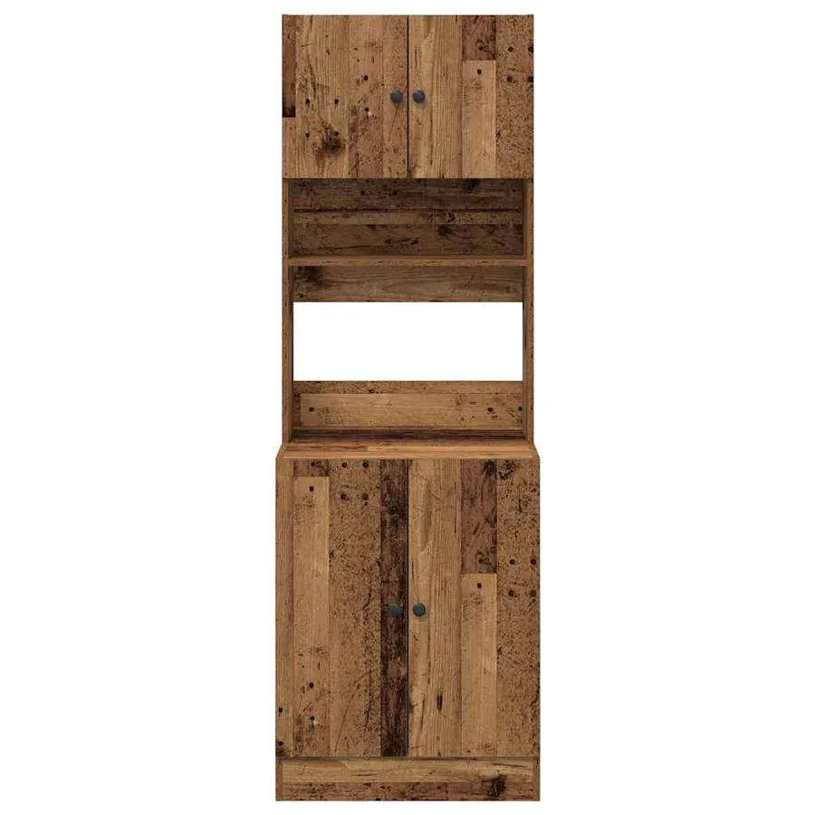 Buffet de cuisine Bois ancien 60 x 50 x 180 cm - 6