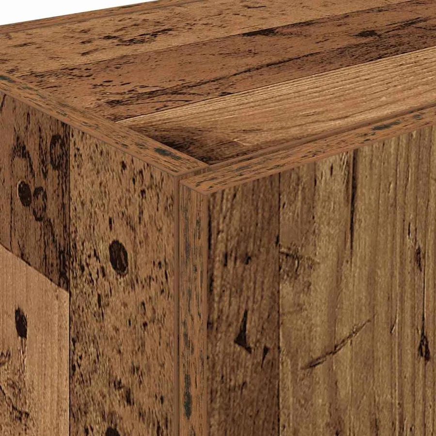 Buffet de cuisine Bois ancien 60 x 50 x 180 cm - 9