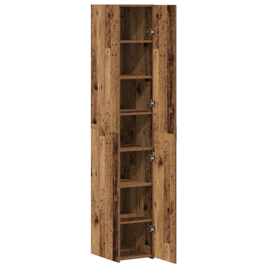 Haut Armoire Bois ancien 30 x 42,5 x 185 cm - 5