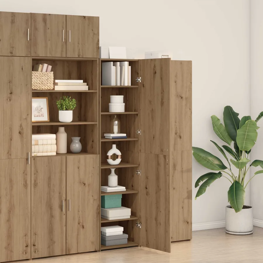 Haut Armoire Chêne artisanal 45 x 42,5 x 185 cm - 5