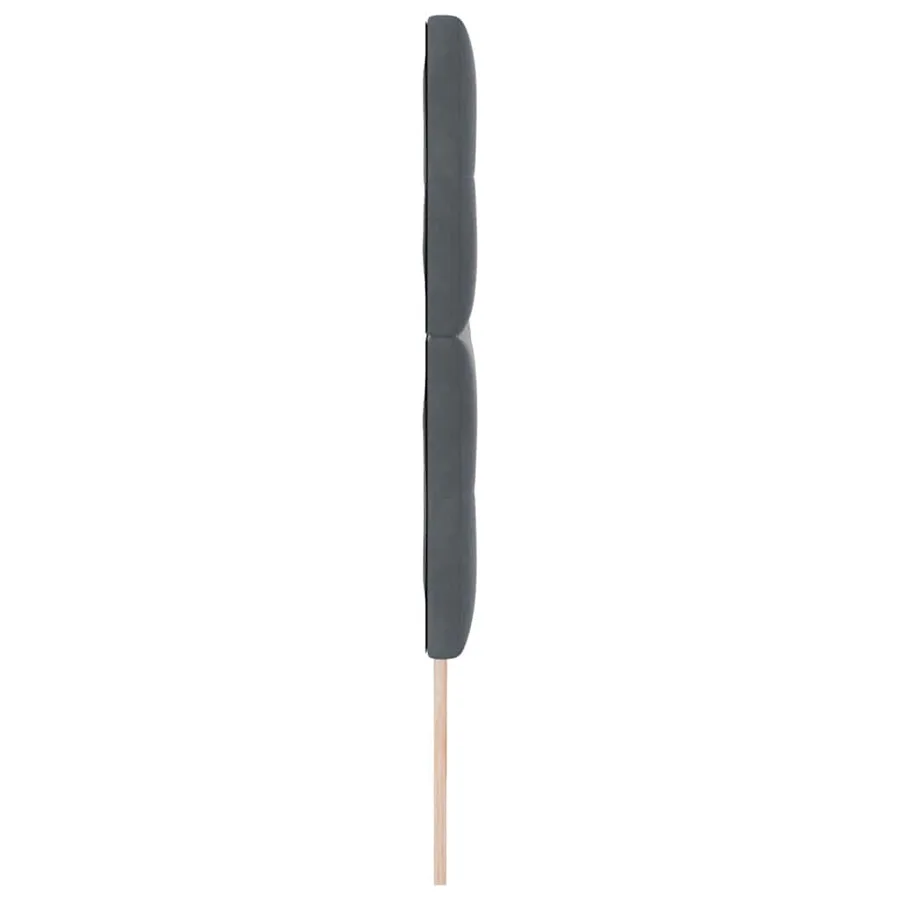 Tête de lit Gris foncé 180 cm Velours - 5