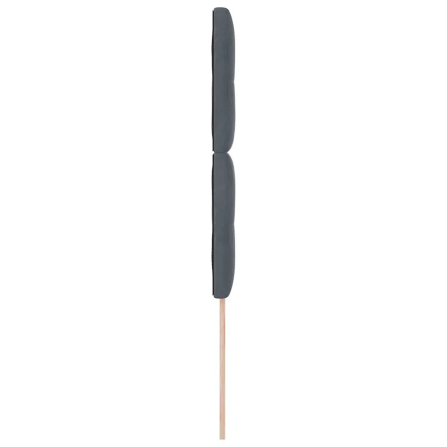 Tête de lit Gris foncé 90 cm Velours - 5
