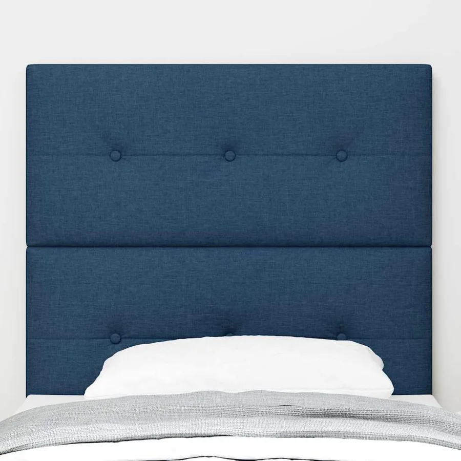 Tête de lit LED avec bandes LED Bleu 80 cm tissu - 3