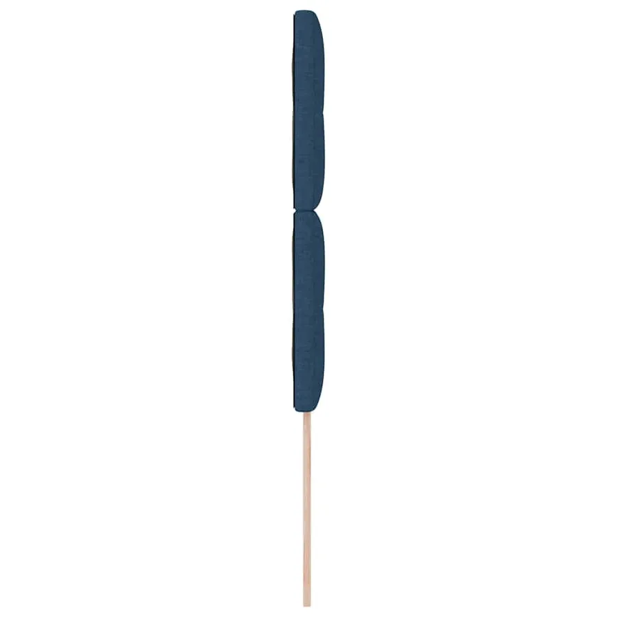 Tête de lit LED avec bandes LED Bleu 80 cm tissu - 6
