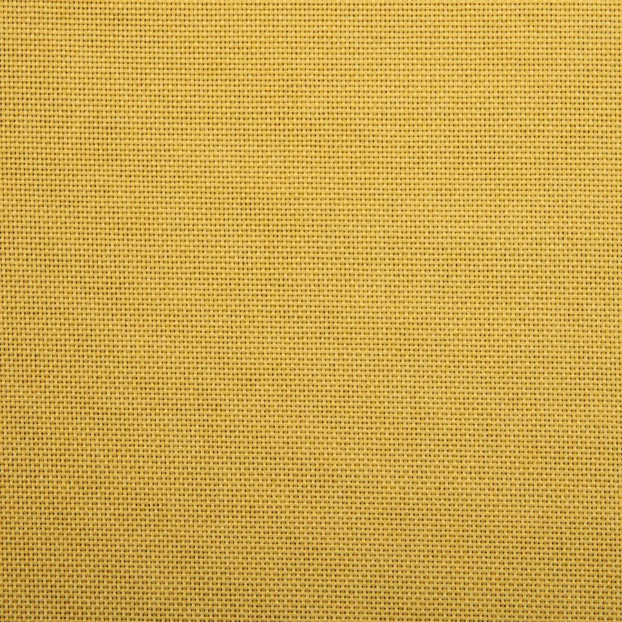 Chaise pivotante à manger jaune tissu - 7