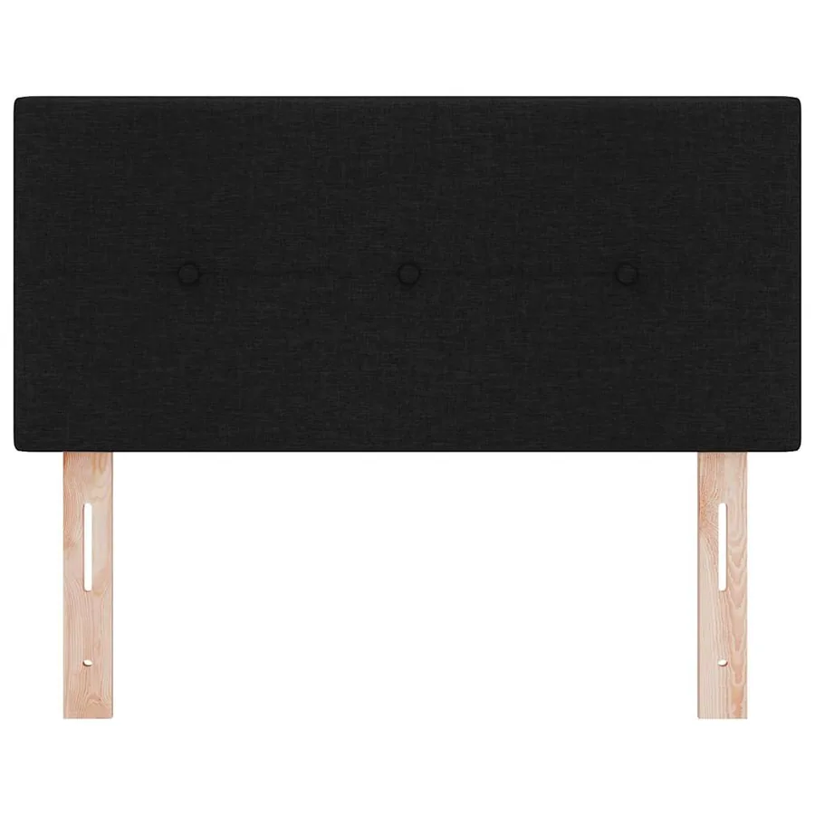 Tête de lit réglable en hauteur Noir 100 cm tissu - 4