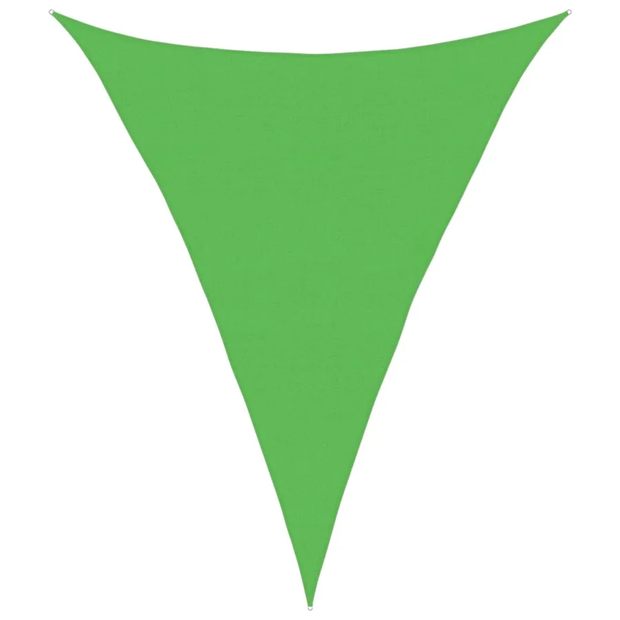 Voile d'ombrage 160 g/m² Vert clair 4x5x5 m PEHD - 2