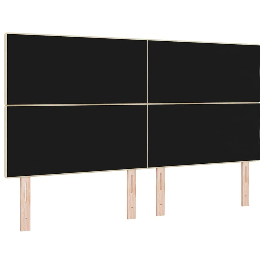 Tête de lit LED avec bandes LED Crème 180 cm tissu - 7