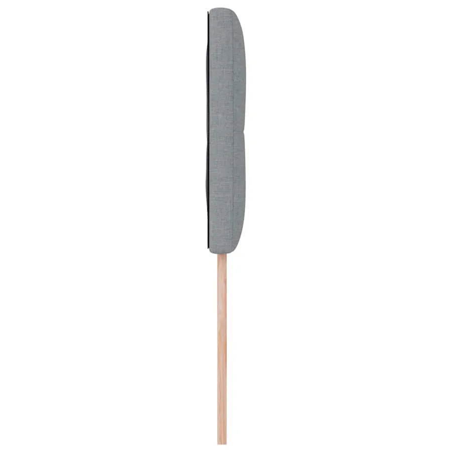 Tête de lit réglable en hauteur Gris clair 90 cm tissu - 6