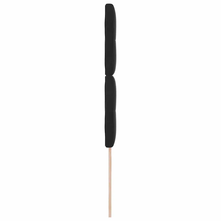 Tête de lit Noir 100 cm Velours - 5