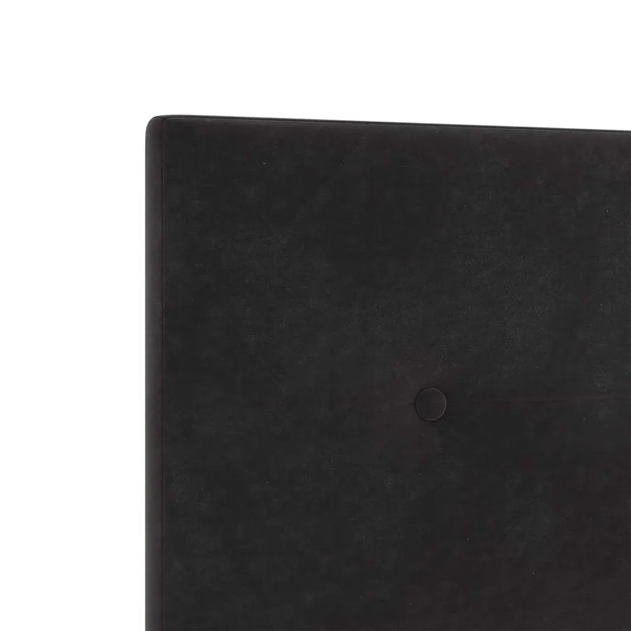 Tête de lit Noir 100 cm Velours - 7