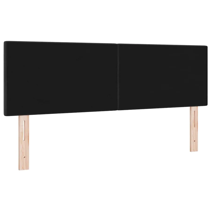 Tête de lit Noir 160 cm Velours - 4