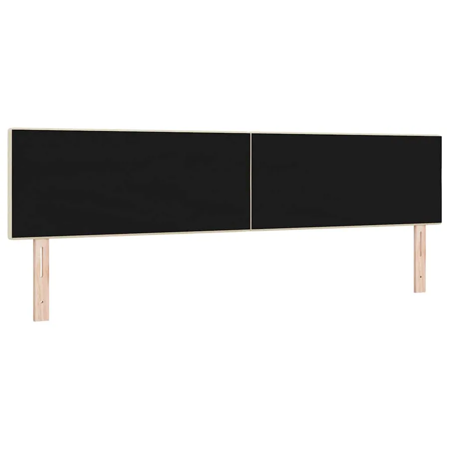 Tête de lit LED avec bandes LED Crème 200 cm tissu - 7