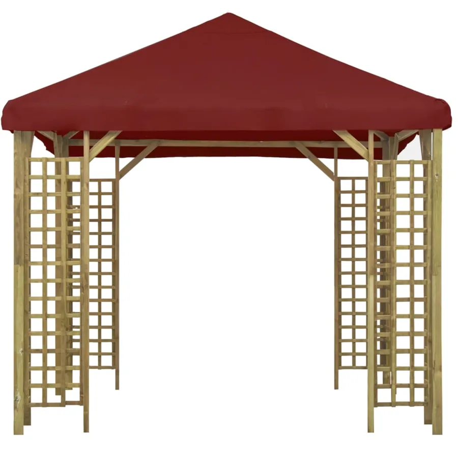 Belvédère 3x3 m Bordeaux - 2
