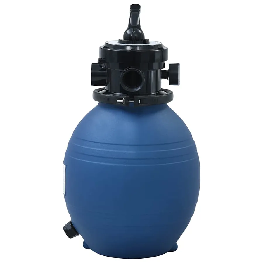 Swimming pool sand filter with 4-position valve Blue 300 mm - 2