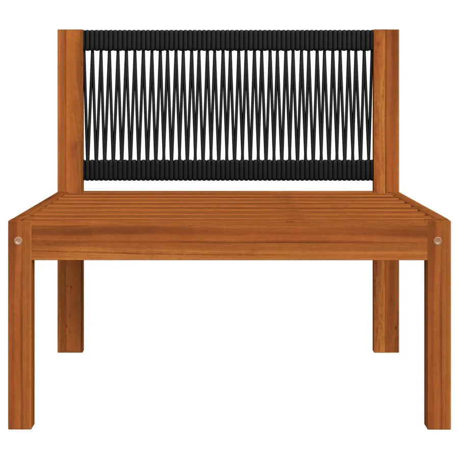 Salon de jardin 6 pièces avec coussins Crème 63 x 63 cm - 11