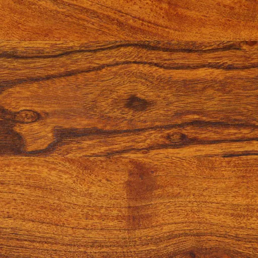 Table d'appoint florale avec tiroir Marron 35 x 35 x 75 cm - 12