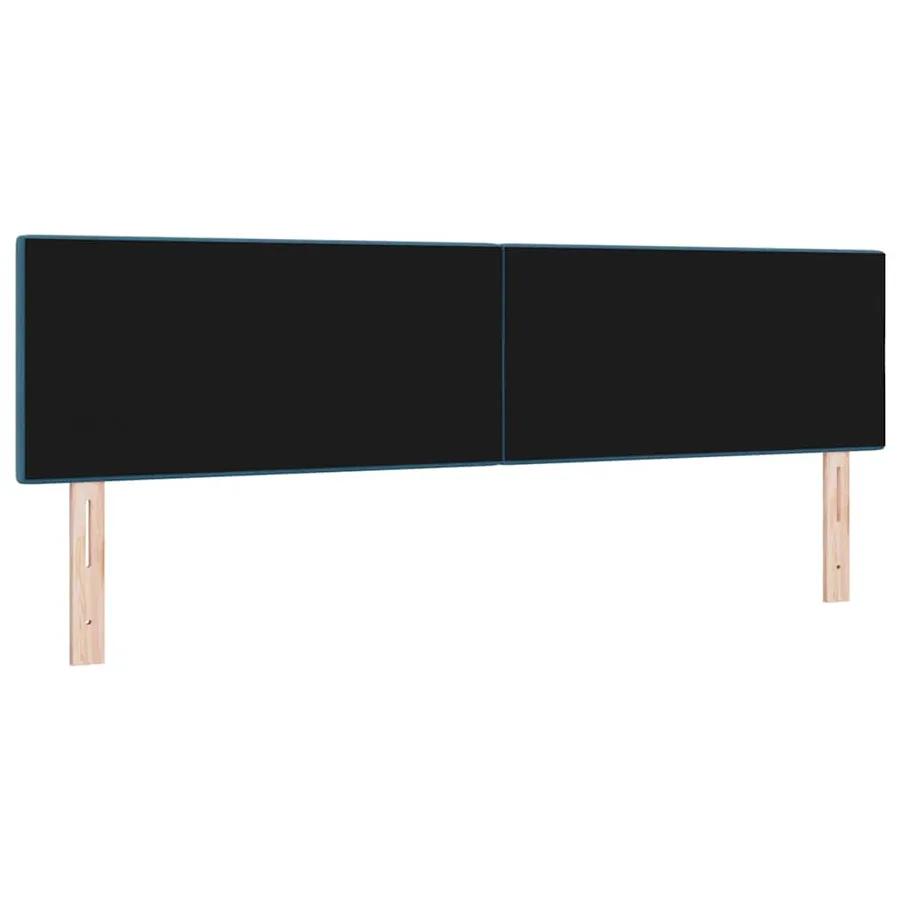 Tête de lit Bleu foncé 180 cm Velours - 4