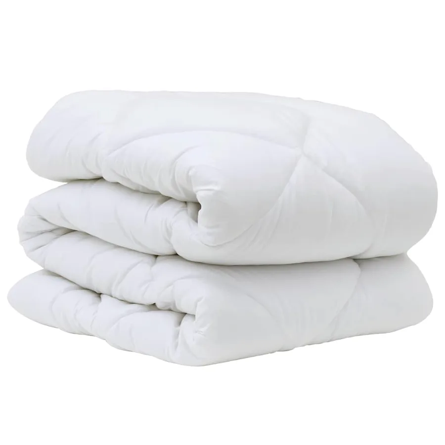 Duvet d'hiver Blanc 200 x 155 x 5 cm Polyester - 4