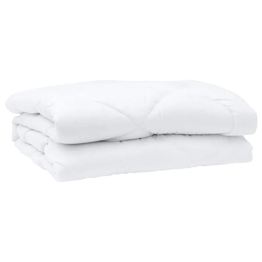 Couette Blanc 260 x 220 x 4 cm Polyester - 4