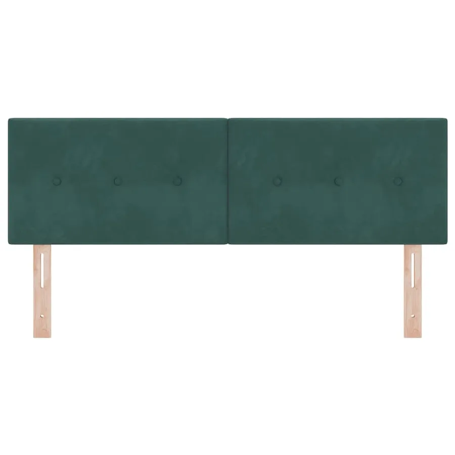 Tête de lit LED avec bandes LED Vert 144 cm Velours - 5