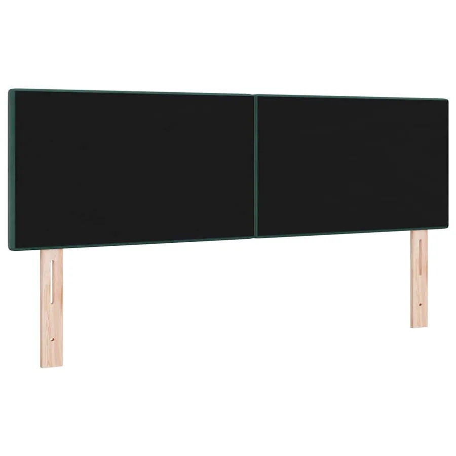 Tête de lit LED avec bandes LED Vert 144 cm Velours - 7