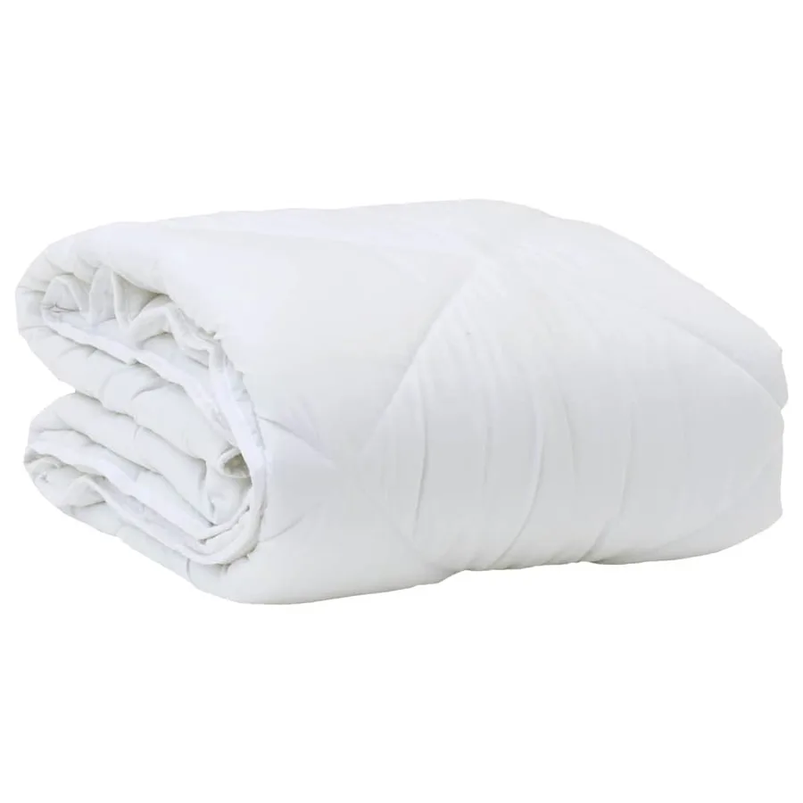 Couette Blanc 200 x 155 x 4 cm Polyester - 4