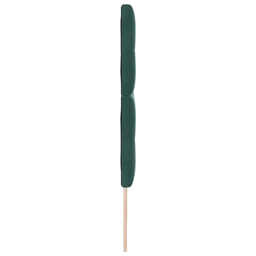 Tête de lit Vert foncé 180 cm Velours - 5
