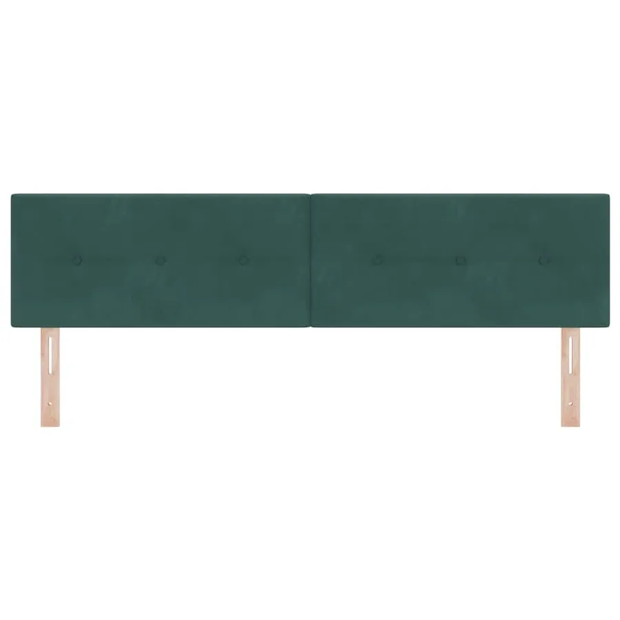 Tête de lit LED avec bandes LED Vert 180 cm Velours - 5