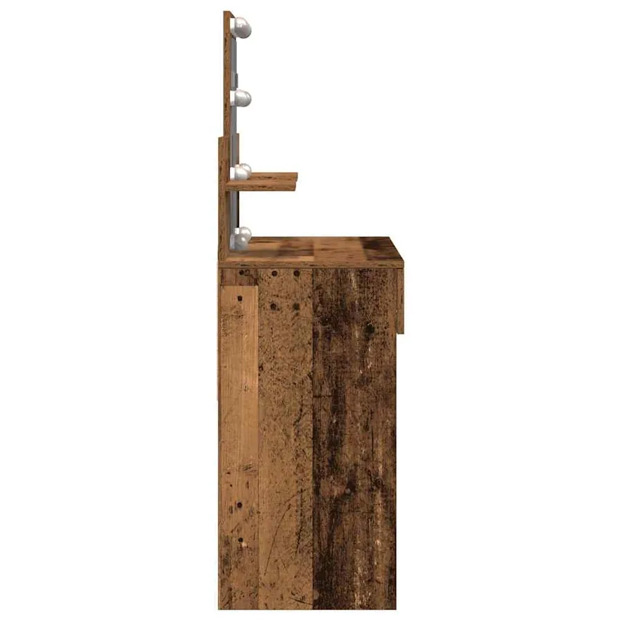 Table de Toilette avec tiroir Bois ancien 100 x 40 x 130 cm - 5