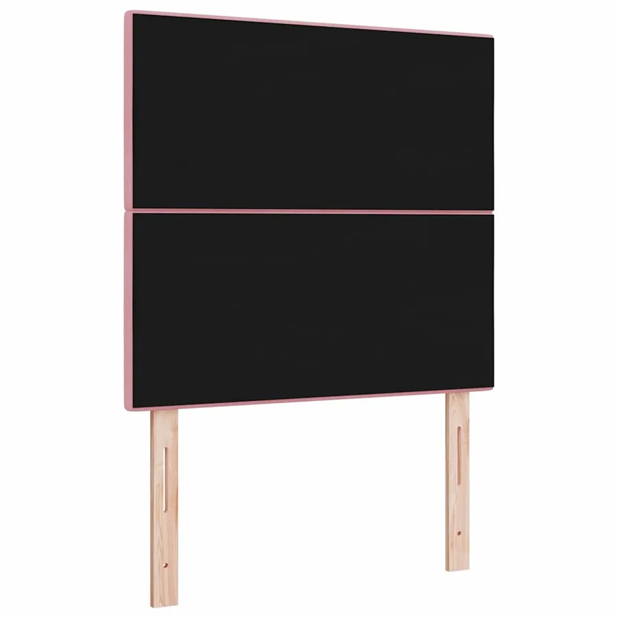 Tête de lit Rose 100 cm Velours - 6