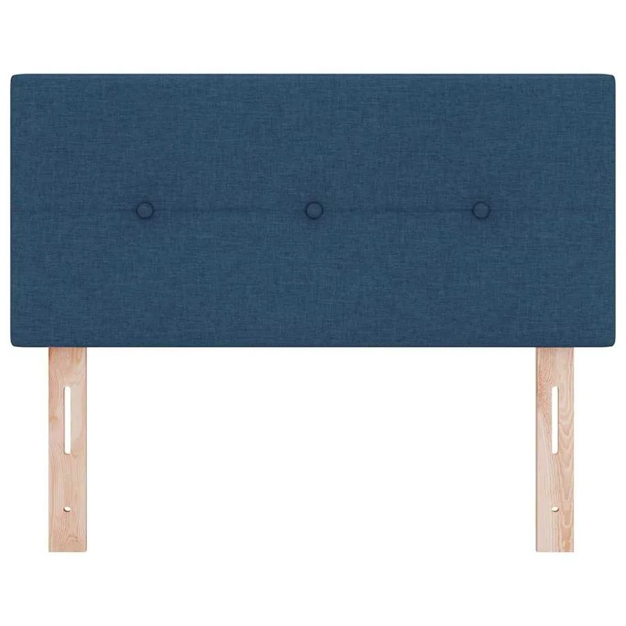Tête de lit réglable en hauteur Bleu 90 cm tissu - 4