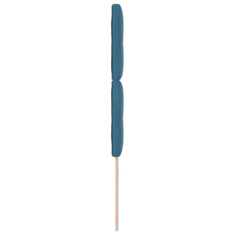 Tête de lit LED avec bandes LED Bleu 100 cm Velours - 6