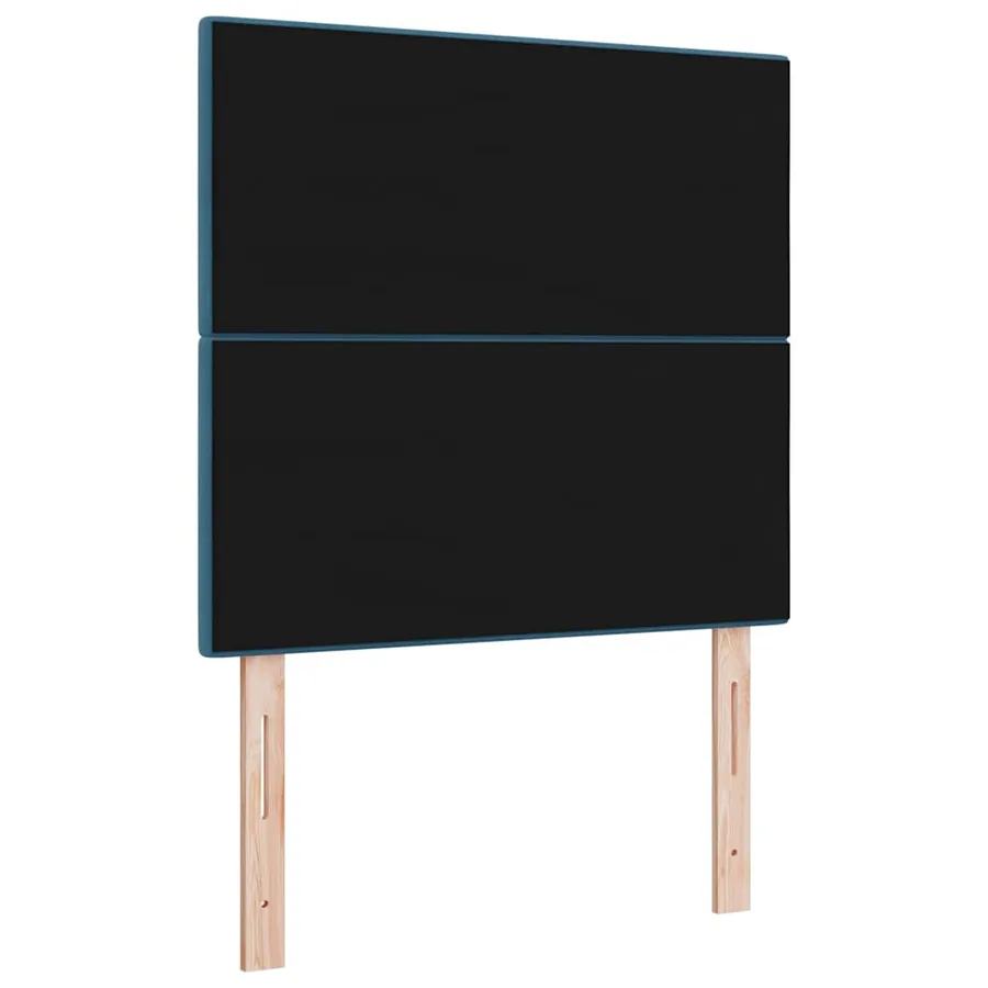 Tête de lit LED avec bandes LED Bleu 100 cm Velours - 7