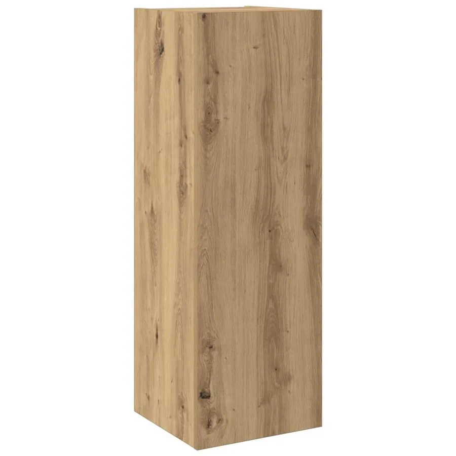 Unites TV Montage mural 4 pcs Chêne artisanal Bois d'ingénierie - 5