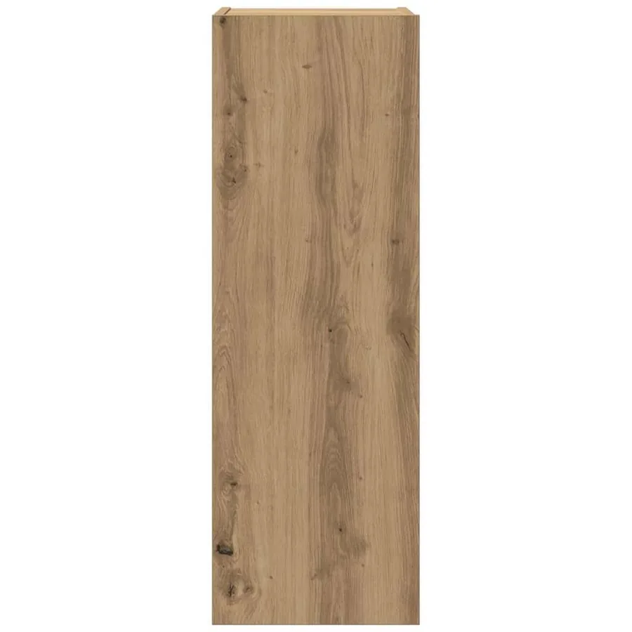 Unites TV Montage mural 4 pcs Chêne artisanal Bois d'ingénierie - 6