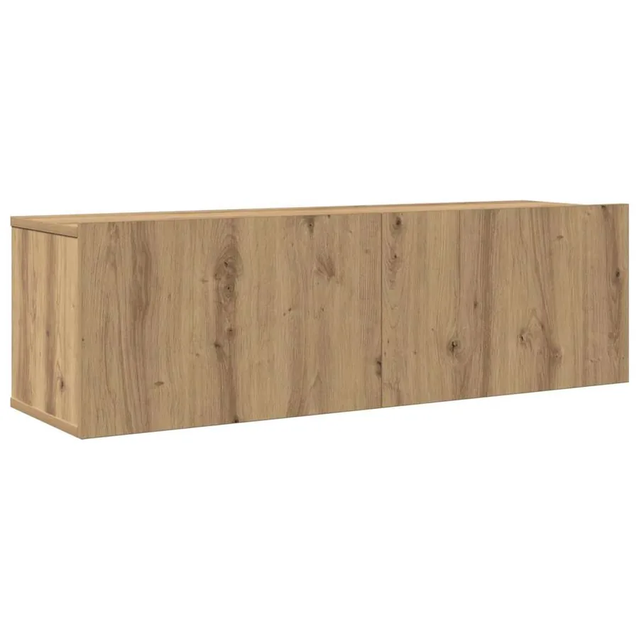 Unites TV Montage mural 4 pcs Chêne artisanal Bois d'ingénierie - 7