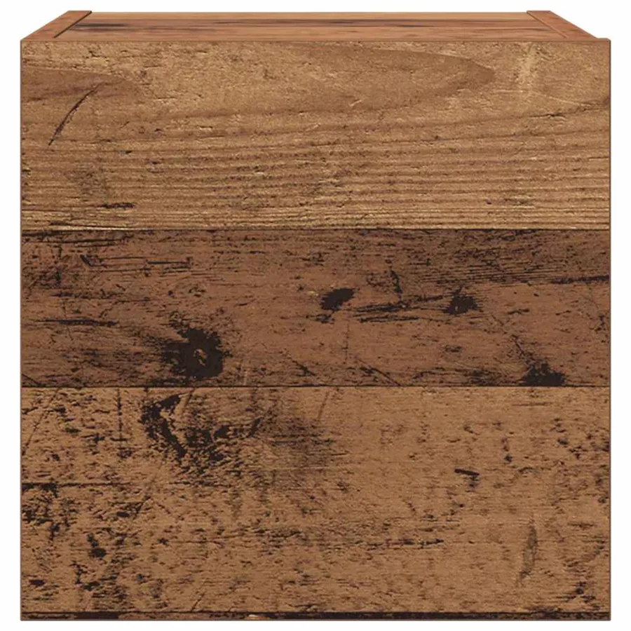 Unites TV Montage mural 4 pcs Bois Ancien Bois d'ingénierie - 8