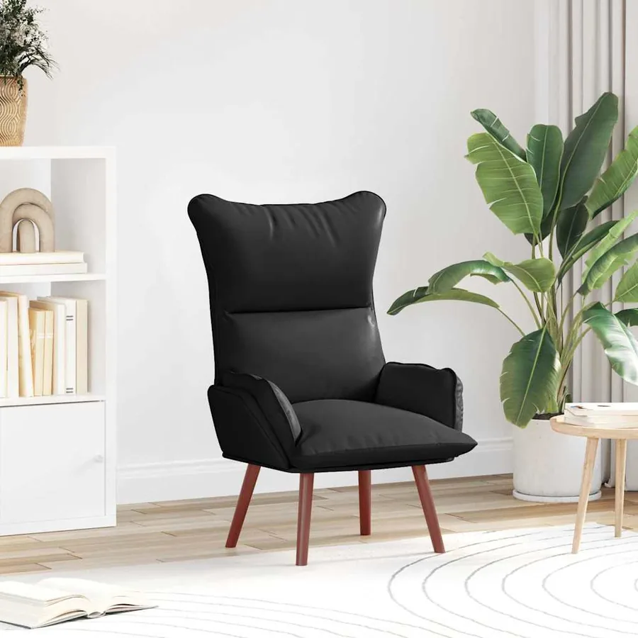 fauteuil Noir 69 x 74 x 93 cm Simili cuir