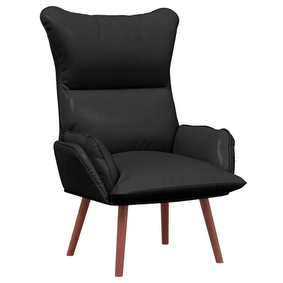 fauteuil Noir 69 x 74 x 93 cm Simili cuir - 2