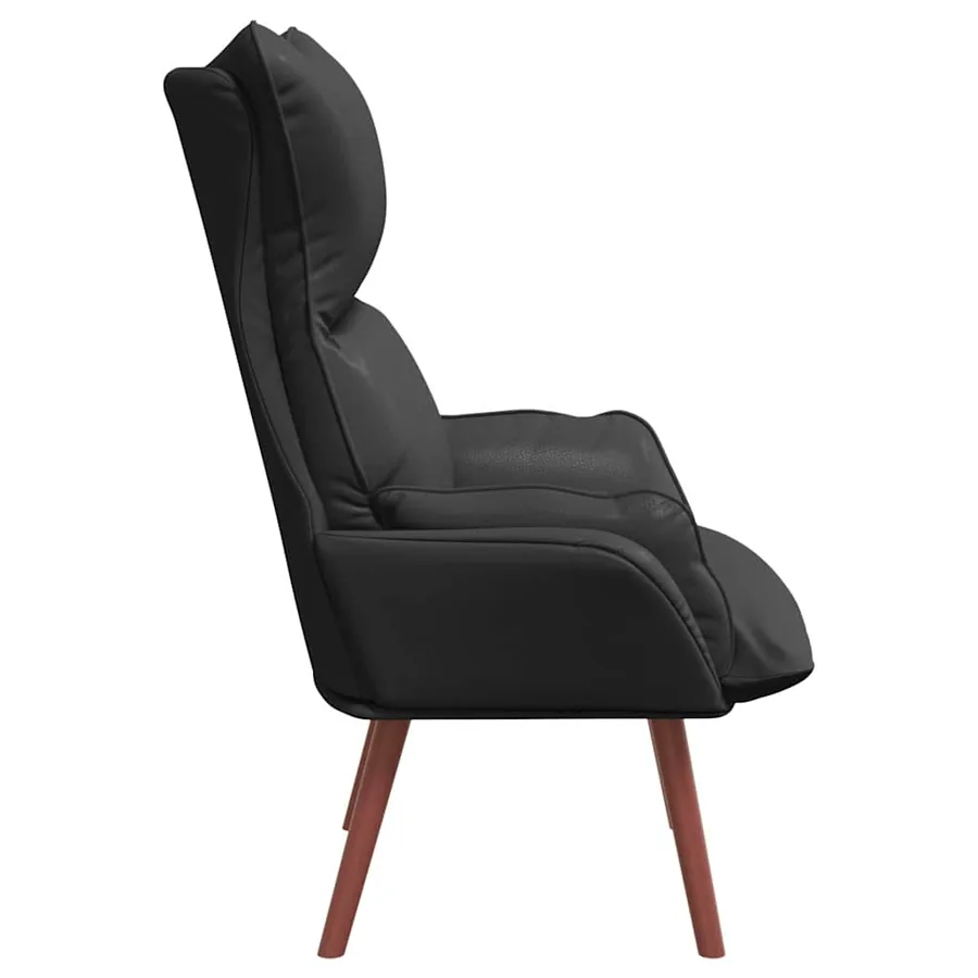 fauteuil Noir 69 x 74 x 93 cm Simili cuir - 5