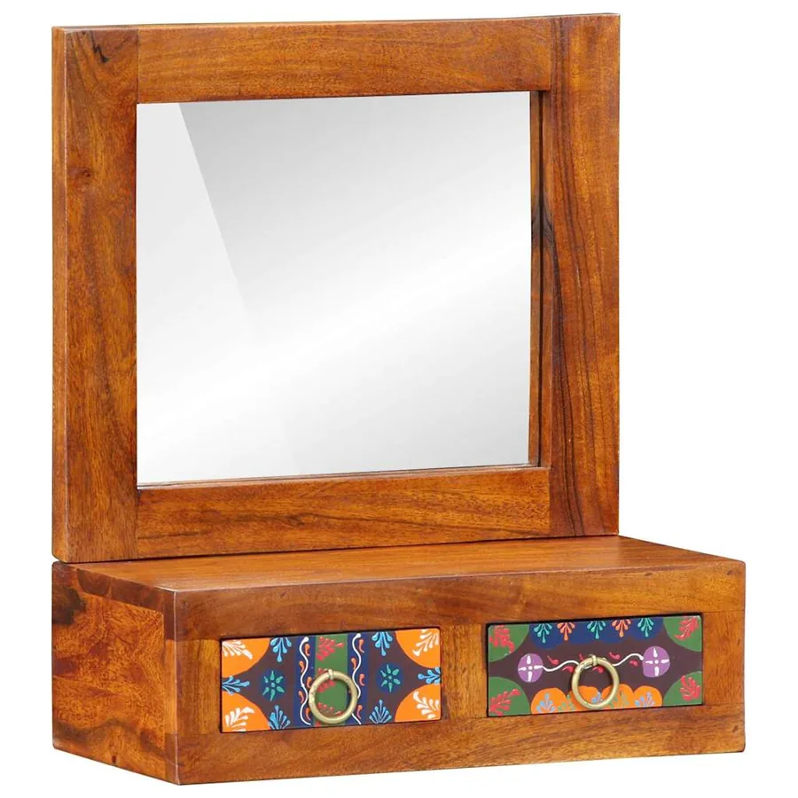 Meuble mural Marron 40 x 20 x 50 cm Bois d'Acacia Massif