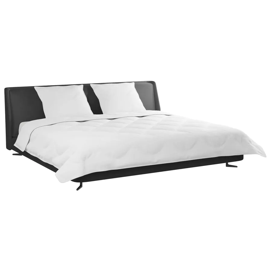 Duvet d'hiver avec oreiller 3 pcs Blanc Microfibre - 3