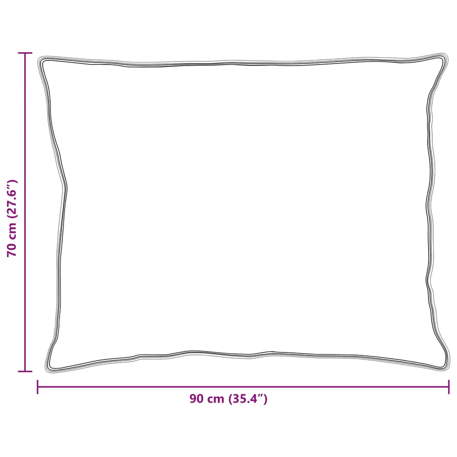 Duvet d'hiver avec oreiller 3 pcs Blanc Microfibre - 9