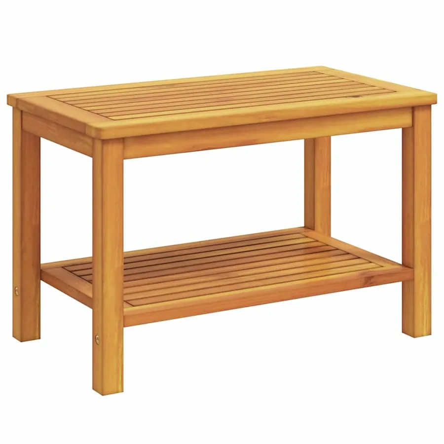 Table d'appoint Huile Naturelle 70 x 40 x 45 cm - 2