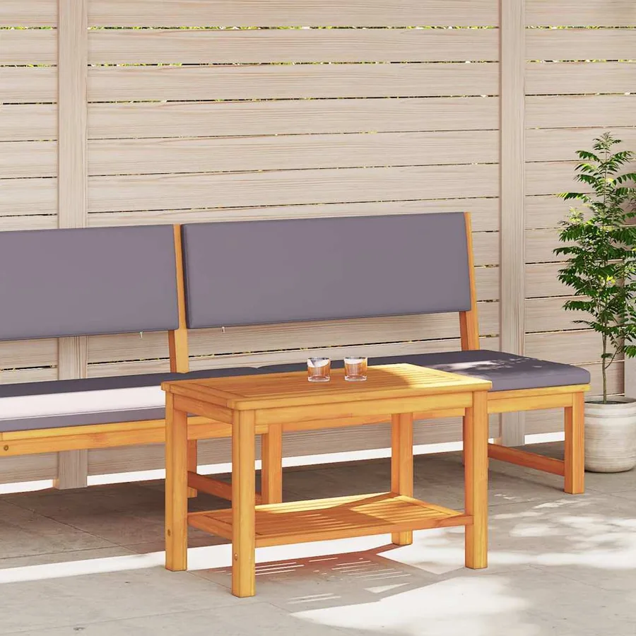 Table d'appoint Huile Naturelle 70 x 40 x 45 cm - 3