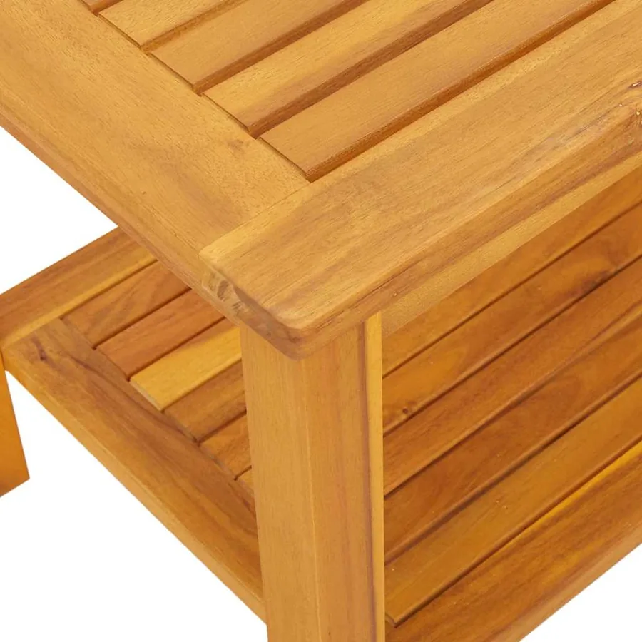 Table d'appoint Huile Naturelle 70 x 40 x 45 cm - 8